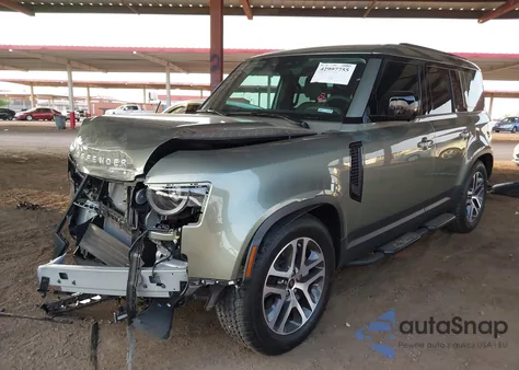 2025 Land Rover Defender 110 P300 from USA, damaged, VIN SALEJ7EX1S2422649